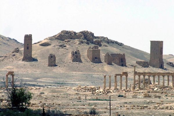 This file photo released on Sunday, May 17, 2015, by the Syrian official news agency SANA, shows the general view of the ancient Roman city of Palmyra, northeast of Damascus, Syria - Sputnik International