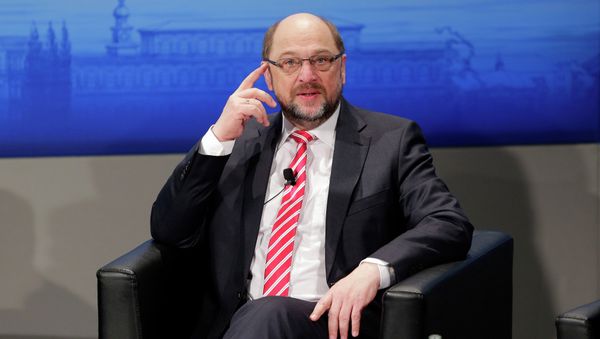 European Parliament President Martin Schulz sits on the podium during the 51. Security Conference Munich, Germany, Saturday, Feb. 07, 2015 European Parliament President Martin Schulz sits on the podium during the 51. Security Conference Munich, Germany, Saturday, Feb. 07, 2015 - Sputnik International