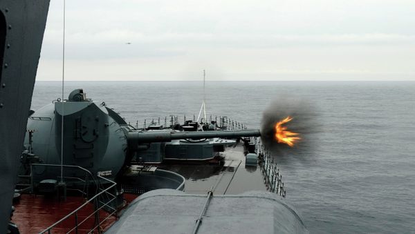 AK-130 naval artillery unit - Sputnik International
