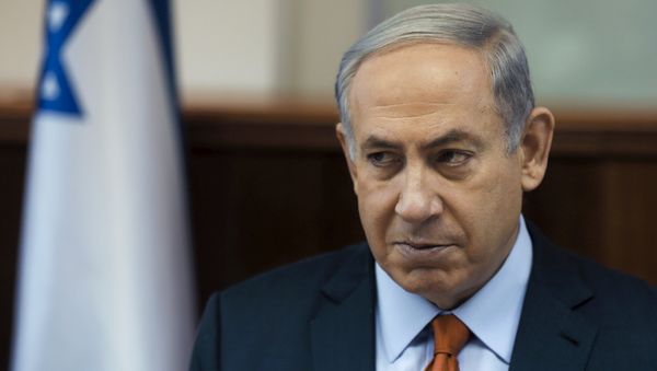 Israel's Prime Minister Benjamin Netanyahu attends the weekly cabinet meeting at his office in Jerusalem June 28, 2015 Israel's Prime Minister Benjamin Netanyahu attends the weekly cabinet meeting at his office in Jerusalem June 28, 2015 - Sputnik International