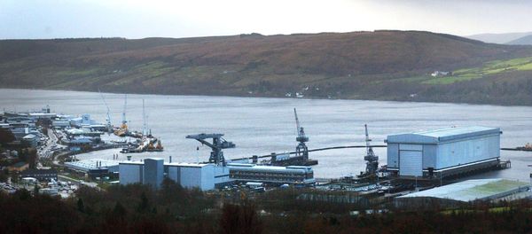 A view of HMNB Clyde located at Faslane, Scotland, home to Trident nuclear submarines A view of HMNB Clyde located at Faslane, Scotland, home to Trident nuclear submarines - Sputnik International