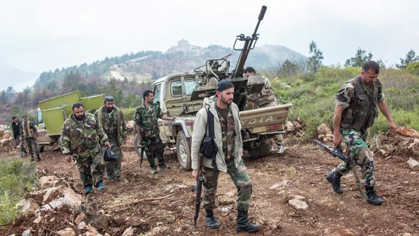 Syrian soldiers. File photo Syrian soldiers. File photo - Sputnik International