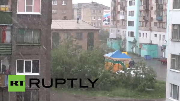 Russia: Snow in SUMMER? Northern town of Vorkuta hit - Sputnik International