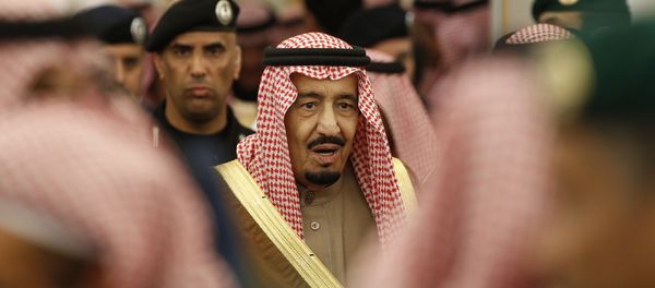 Saudi Arabia's King Salman attends a ceremony at the Diwan royal palace in Riyadh. Saudi Arabia's King Salman attends a ceremony at the Diwan royal palace in Riyadh. - Sputnik International