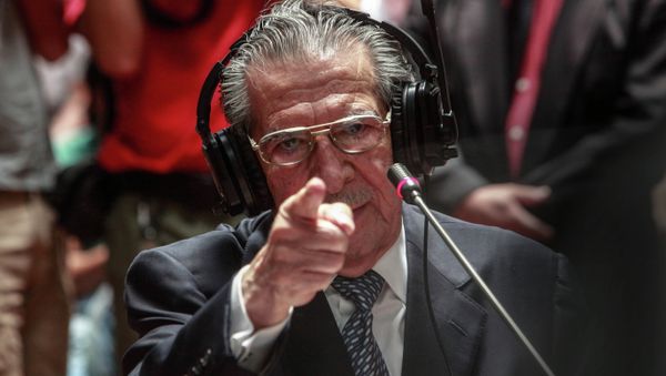 Guatemala's former dictator Efrain Rios Montt - Sputnik International