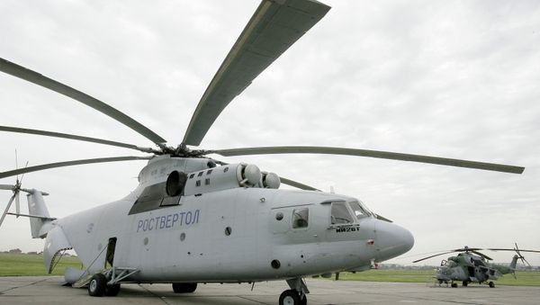 Versatile, wide-body caro helicopter Mi-26T - Sputnik International