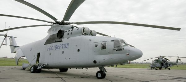 Versatile, wide-body cargo helicopter Mi-26T - Sputnik International