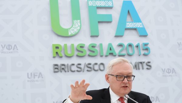 Press briefing by Sergei Ryabkov, Deputy Minister of Foreign Affairs of the Russian Federation, Russia's BRICS Sherpa Press briefing by Sergei Ryabkov, Deputy Minister of Foreign Affairs of the Russian Federation, Russia's BRICS Sherpa - Sputnik International