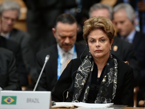 President of the Federative Republic of Brazil Dilma Rousseff at a BRICS leaders expanded meeting President of the Federative Republic of Brazil Dilma Rousseff at a BRICS leaders expanded meeting - Sputnik International