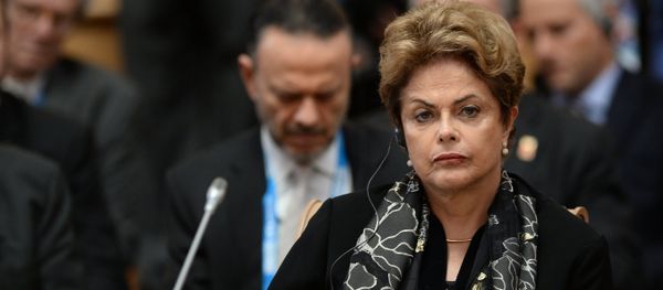 President of the Federative Republic of Brazil Dilma Rousseff at a BRICS leaders expanded meeting - Sputnik International