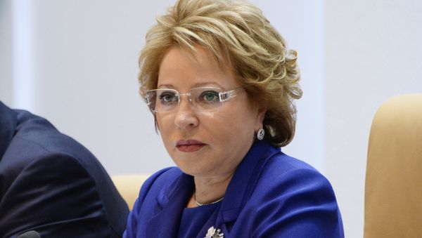 Russian Federation Council Speaker Valentina Matviyenko Russian Federation Council Speaker Valentina Matviyenko - Sputnik International