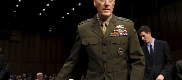 Marine Corps Gen. Joseph Dunford arrives at the Senate Armed Services committee nomination hearing to be chairman of the Joint Chiefs of Staff on Capitol Hill in Washington July 9, 2015 Marine Corps Gen. Joseph Dunford arrives at the Senate Armed Services committee nomination hearing to be chairman of the Joint Chiefs of Staff on Capitol Hill in Washington July 9, 2015 - Sputnik International