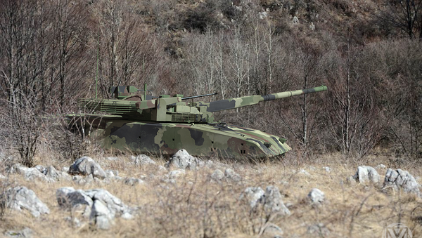 Serbian tank M-20UP-1 Serbian tank M-20UP-1 - Sputnik International
