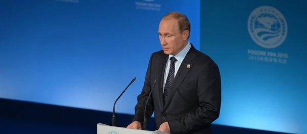 Russian President Vladimir Putin during a press conference in Ufa Russian President Vladimir Putin during a press conference in Ufa - Sputnik International
