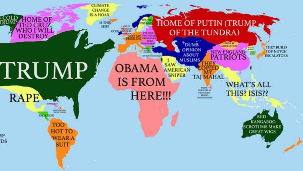 How Donald Trump sees the Globe - Sputnik International