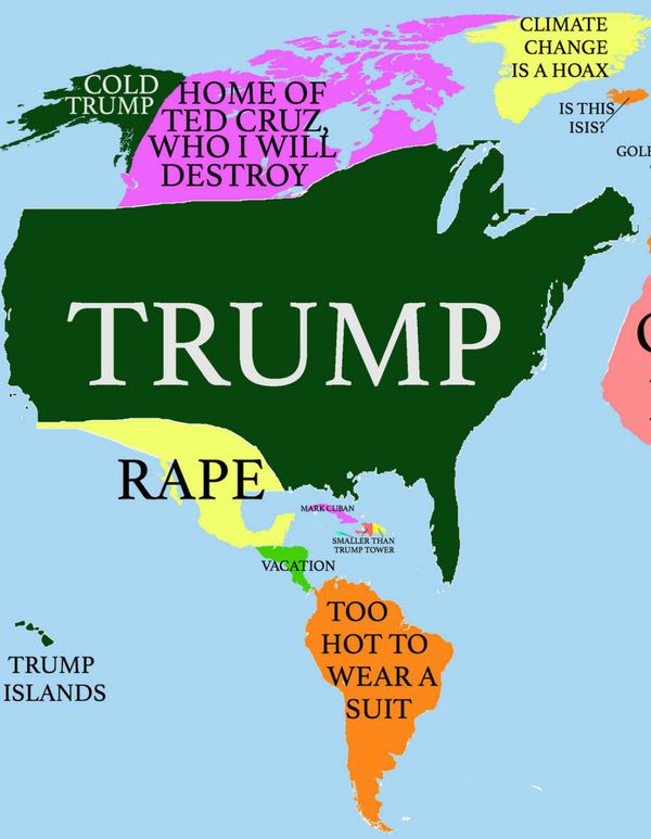 How Donald Trump sees the Globe How Donald Trump sees the Globe - Sputnik International