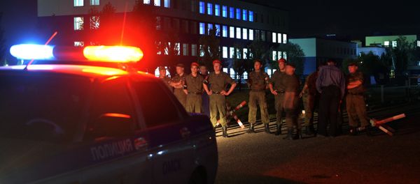 Roof collapse at the training center of the Russian Airborne Forces in the Omsk Region - Sputnik International