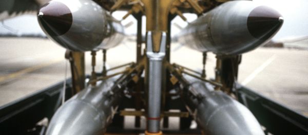 B61s on a bomb rack B61s on a bomb rack - Sputnik International