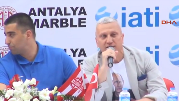 Eto’o Antalyaspor’a presentation. - Sputnik International