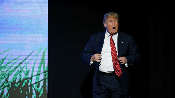 Republican presidential candidate Donald Trump speaks at FreedomFest Saturday, July 11, 2015, in Las Vegas. Republican presidential candidate Donald Trump speaks at FreedomFest Saturday, July 11, 2015, in Las Vegas. - Sputnik International