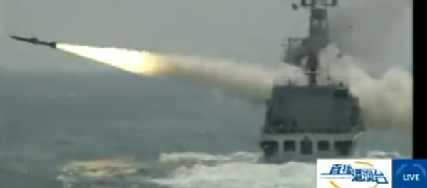 Launch of YJ-18 missile Launch of YJ-18 missile - Sputnik International