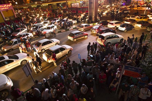 Dancing in the Street: Iranians Celebrate Nuclear Deal Dancing in the Street: Iranians Celebrate Nuclear Deal - Sputnik International