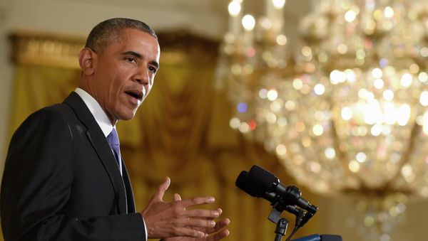 President Barack Obama answers questions about the Iran nuclear deal during a news conference in the East Room of the White House in Washington, Wednesday, July 15, 2015 - Sputnik International