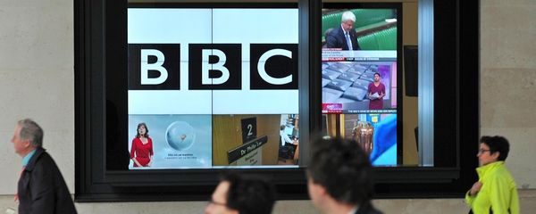 A BBC logo is pictured on a television screen inside the BBC's New Broadcasting House office in central London, on November 12, 2012. A BBC logo is pictured on a television screen inside the BBC's New Broadcasting House office in central London, on November 12, 2012. - Sputnik International