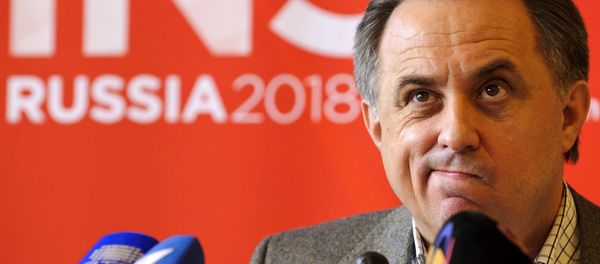 Russian Sports Minister Vitaly Mutko gives a press conference on November 30, 2010 in Zurich before his country's 2018 World Cup bid to world football's ruling body FIFA - Sputnik International