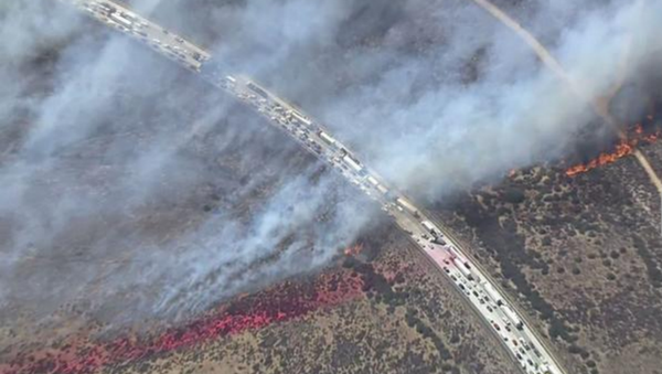 Cajon Pass wildfire - Sputnik International