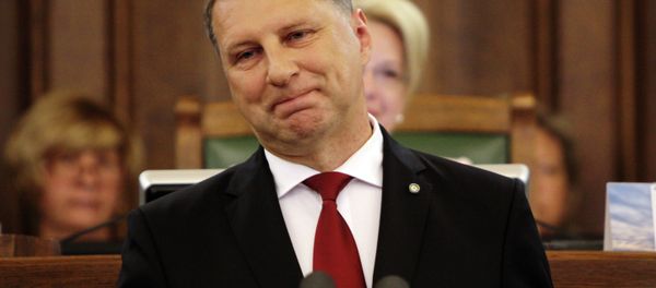 Raimonds Vejonis following his inauguration ceremony Raimonds Vejonis following his inauguration ceremony - Sputnik International