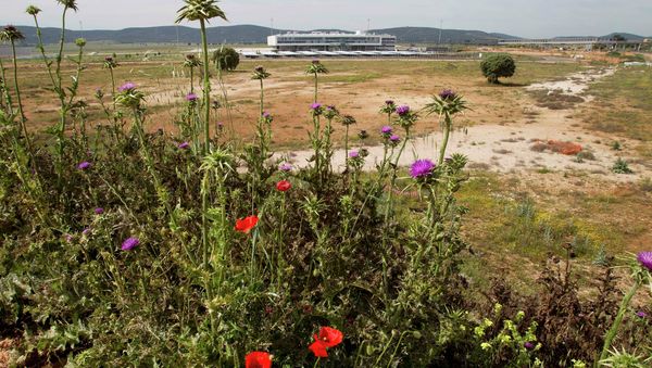 In this May 11, 2011 file photo, the new airport terminal is seen in Ciudad Real, Spain. - Sputnik International
