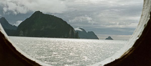 View of Alaska from porthole - Sputnik International