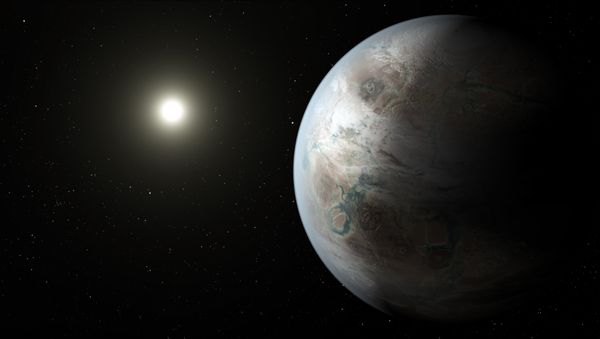 This artistic concept depicts one possible appearance of the planet Kepler-452b, the first near-Earth-size world to be found in the habitable zone of star that is similar to our sun. - Sputnik International