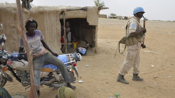 UN peacekeepers patrol UN peacekeepers patrol - Sputnik International