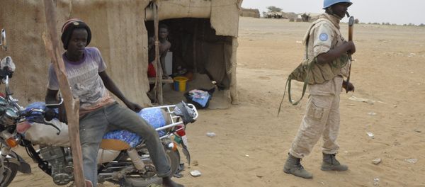 UN peacekeepers patrol - Sputnik International