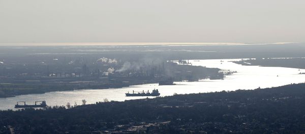 In this aerial photo taken from above New Orleans, ships on the MIssissippi River and refineries in St. Bernard Parish, La. In this aerial photo taken from above New Orleans, ships on the MIssissippi River and refineries in St. Bernard Parish, La. - Sputnik International