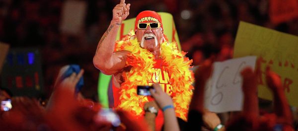 Hulk Hogan is seen during Wrestlemania XXX at the Mercedes-Benz Super Dome in New Orleans on Sunday, April 6, 2014. - Sputnik International