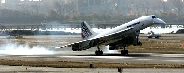 The Air France Concorde lands at John F. Kennedy Airport 07 November, 2001, in New York The Air France Concorde lands at John F. Kennedy Airport 07 November, 2001, in New York - Sputnik International