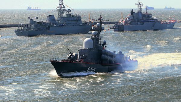 Rehearsal for Navy Day parade in Baltiysk Rehearsal for Navy Day parade in Baltiysk - Sputnik International