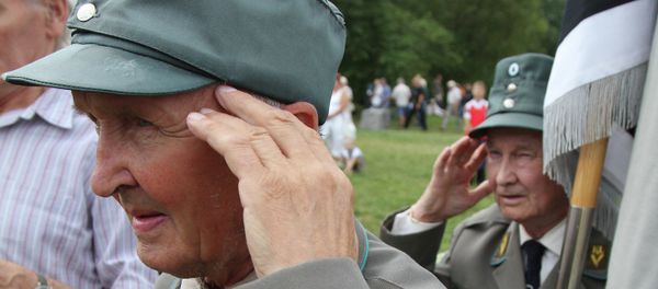 Veterans of 20th Waffen Grenadier Division of SS (1st Estonian) meet in Estonia. File photo. Veterans of 20th Waffen Grenadier Division of SS (1st Estonian) meet in Estonia. File photo. - Sputnik International
