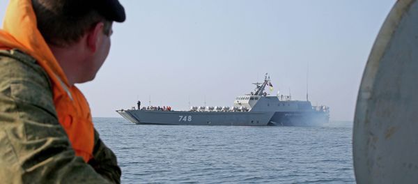The Denis Davydov new generation landing craft enters service at Baltic Fleet The Denis Davydov new generation landing craft enters service at Baltic Fleet - Sputnik International