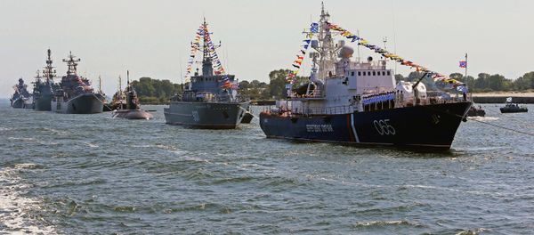 Rehearsal for Navy Day parade in Baltiysk - Sputnik International