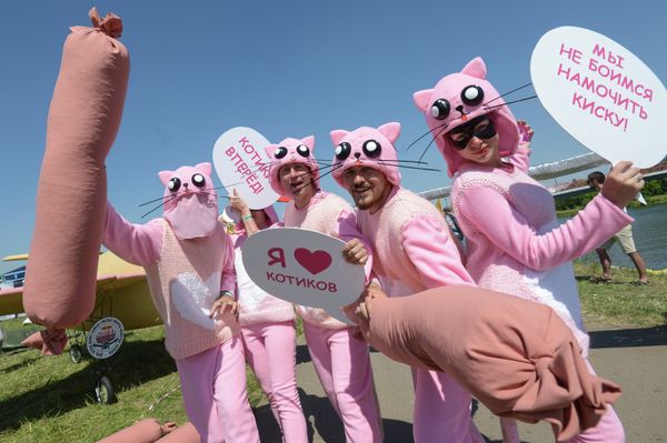 Geronimo! Red Bull Flugtag 2015 in Moscow - Sputnik International