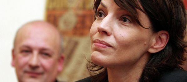 Forza Italia Elisabetta Gardini answers reporters questions at Rome's foreign press club - Sputnik International