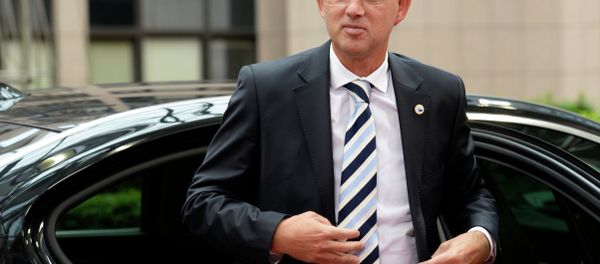 Slovenia's Prime Minister Miro Cerar arrives for a meeting of the leaders of the 19 countries that use the euro, in Brussels on July 12, 2015 Slovenia's Prime Minister Miro Cerar arrives for a meeting of the leaders of the 19 countries that use the euro, in Brussels on July 12, 2015 - Sputnik International