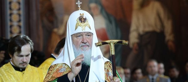 Patriarch Kirill holding the divine liturgy commemorating St. Vladimir in the Cathedral of Christ the Savior, Tuesday, July 28, 2015. Patriarch Kirill holding the divine liturgy commemorating St. Vladimir in the Cathedral of Christ the Savior, Tuesday, July 28, 2015. - Sputnik International