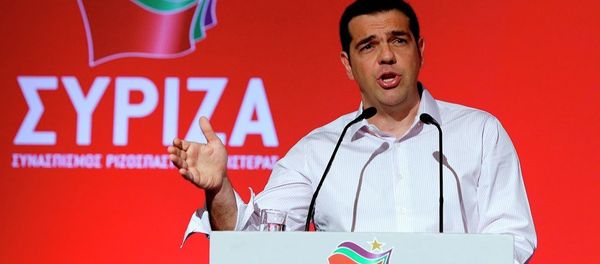 Greek Prime Minister Alexis Tsipras addresses a meeting of his ruling radical left Syriza party's central committee in Athens, on Thursday, July 30, 2015. - Sputnik International