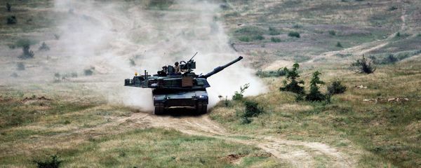 US Army M1A2 Abrams battle tank is pictured during a joint military drill US Army M1A2 Abrams battle tank is pictured during a joint military drill - Sputnik International