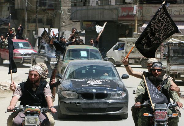 Fighters from Al-Qaeda's Syrian affiliate Al-Nusra Front drive in the northern Syrian city of Aleppo. (File) Fighters from Al-Qaeda's Syrian affiliate Al-Nusra Front drive in the northern Syrian city of Aleppo. (File) - Sputnik International